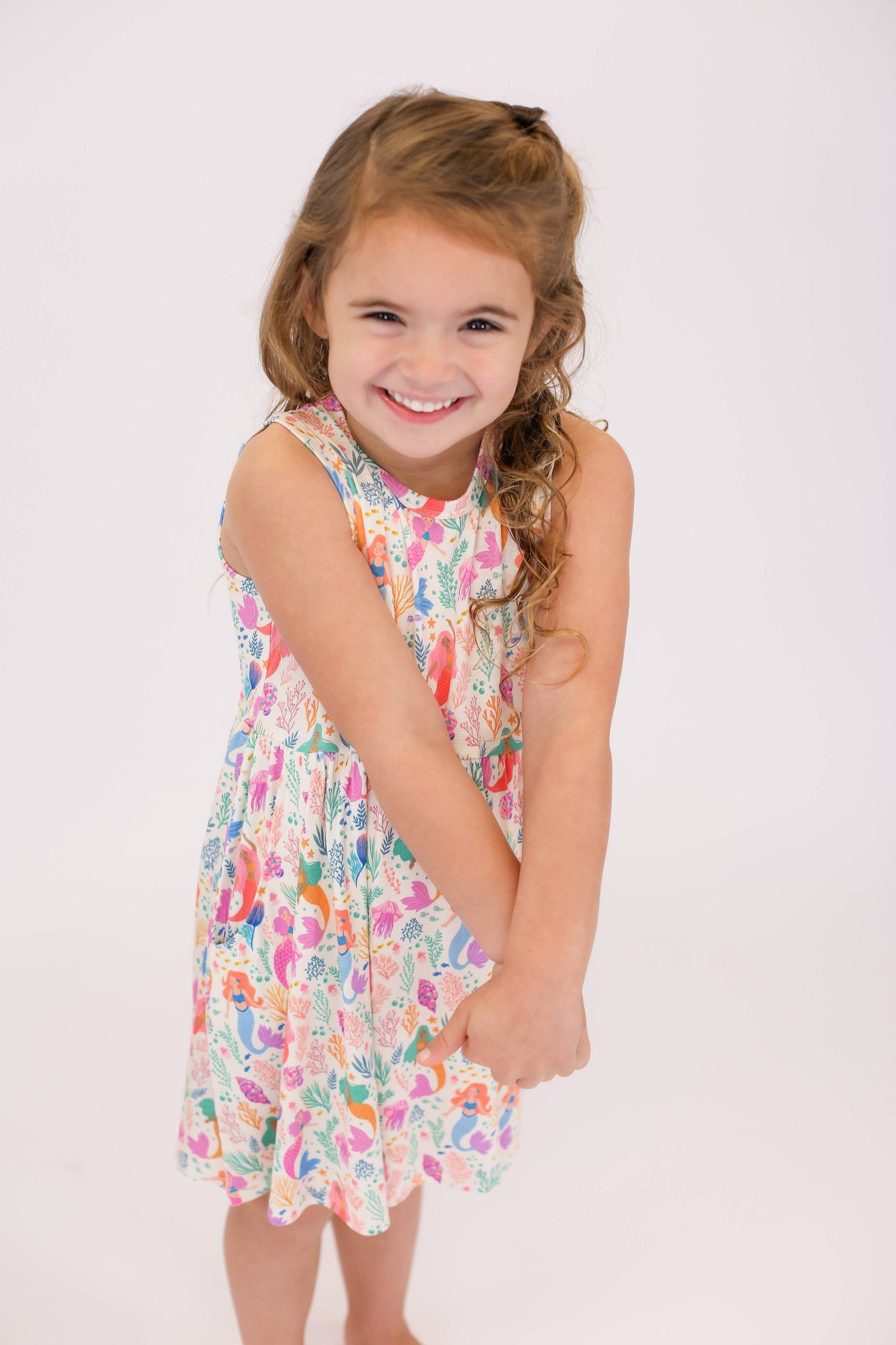 Mermaid Magic - Sleeveless Pocket Dress