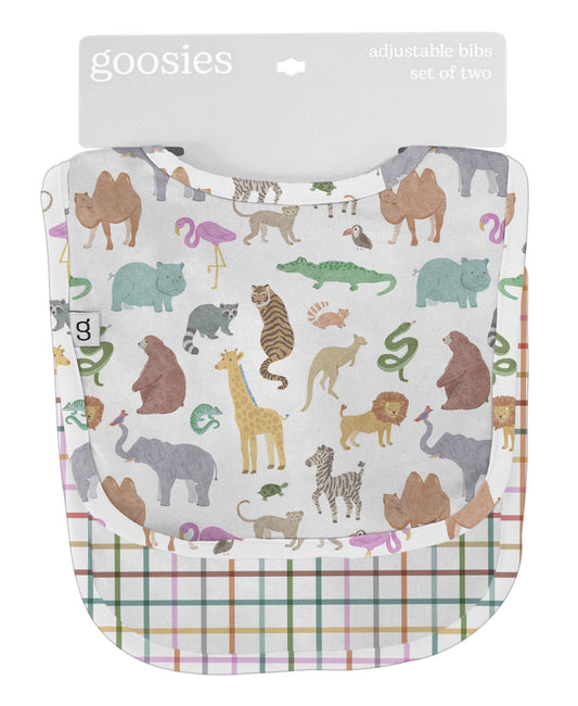 Zoo Crew Animals Bib Set 