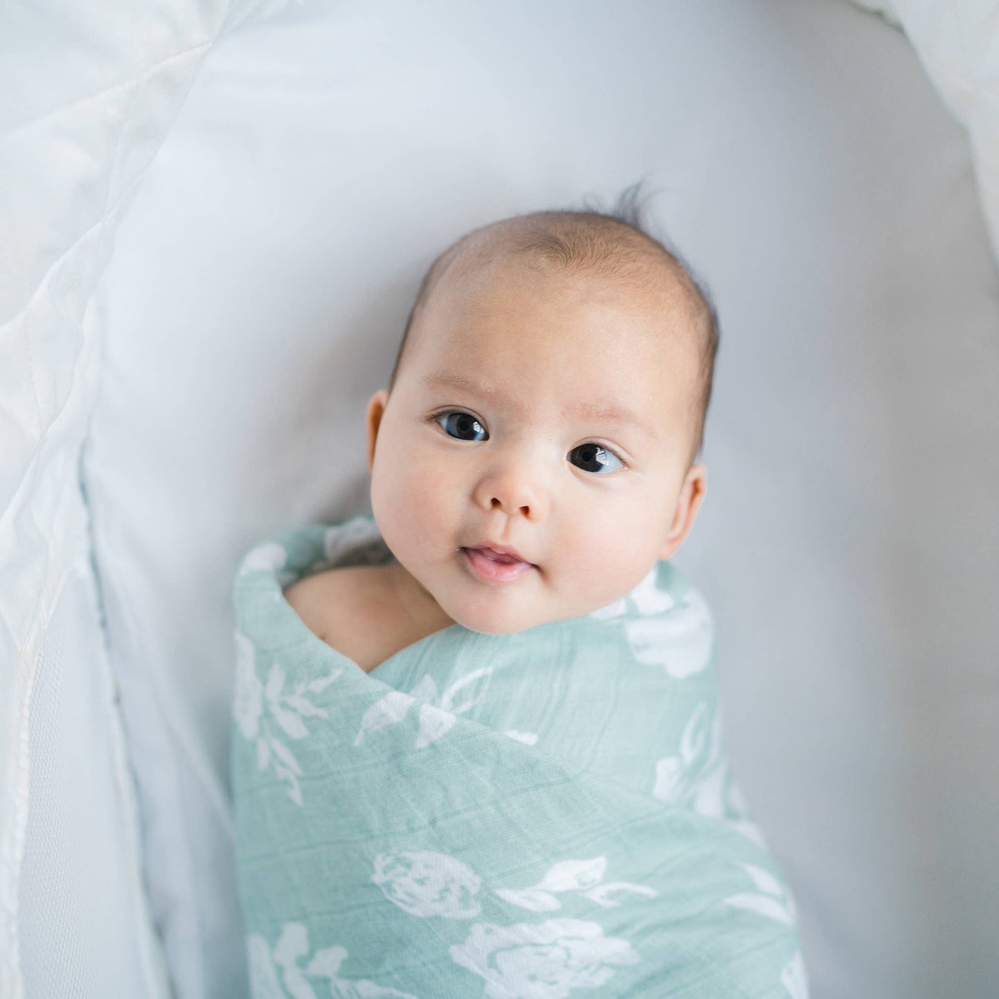 Vintage + Modern Floral Classic Muslin Swaddle Blanket Set