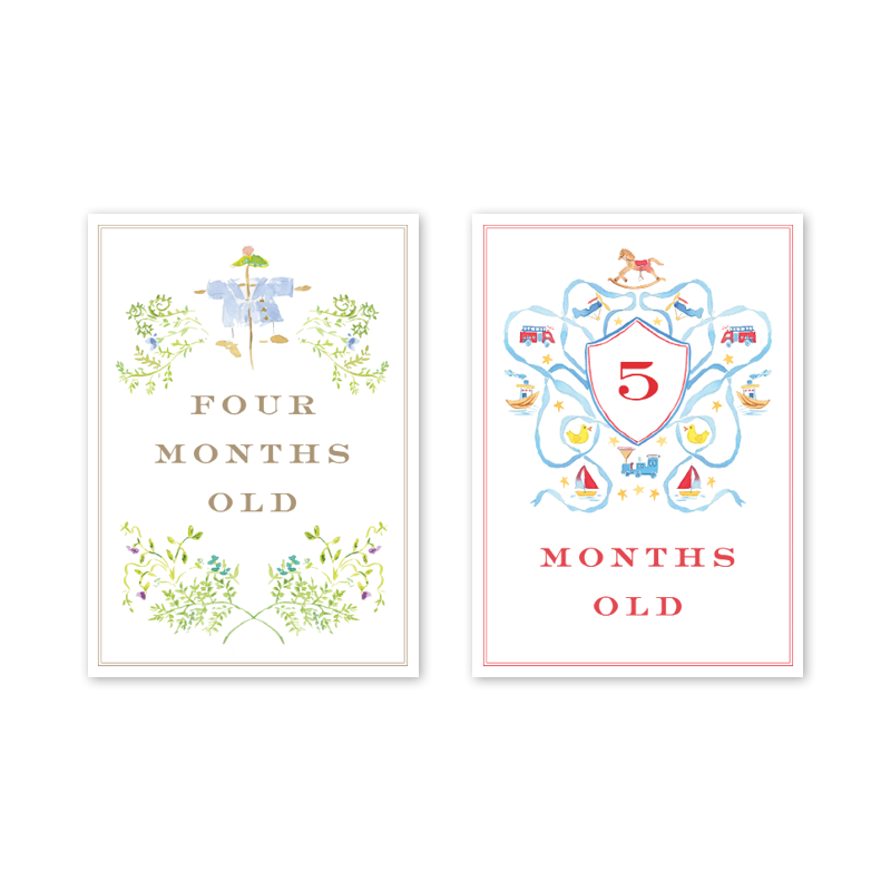 Joys of Boys Milestone Cards