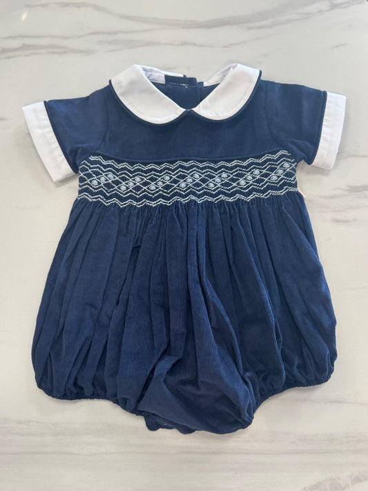 London Boy's Smocked Bubble