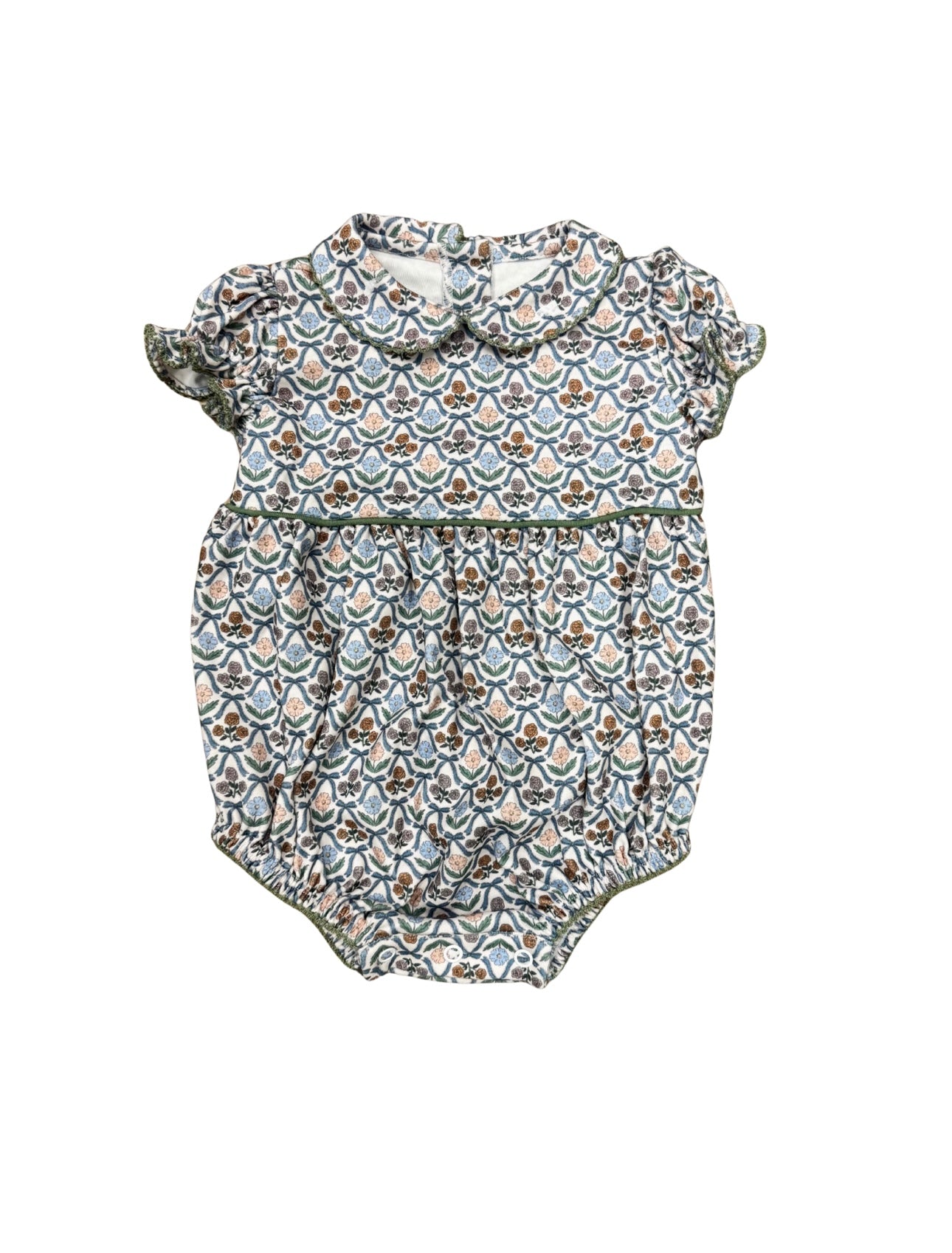Green Retro Bows Emma Bubble