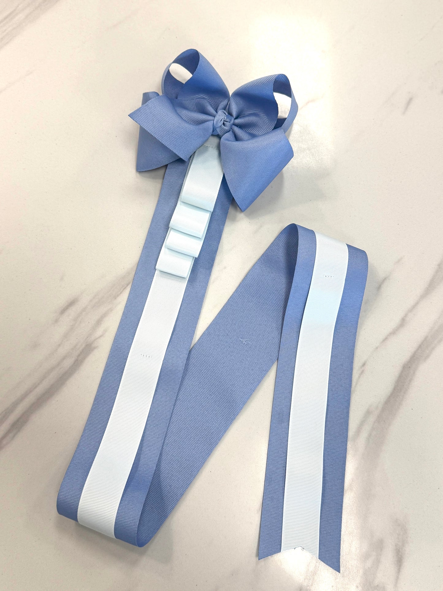 Blue Bow Holder