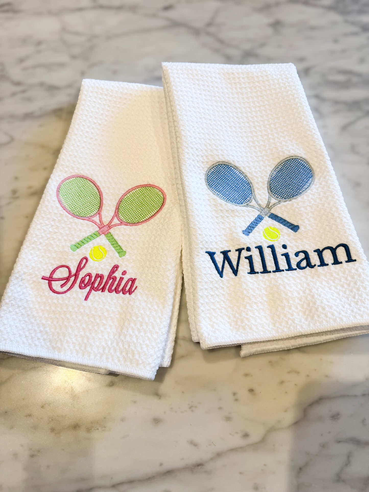 Embroidered Tennis Towel
