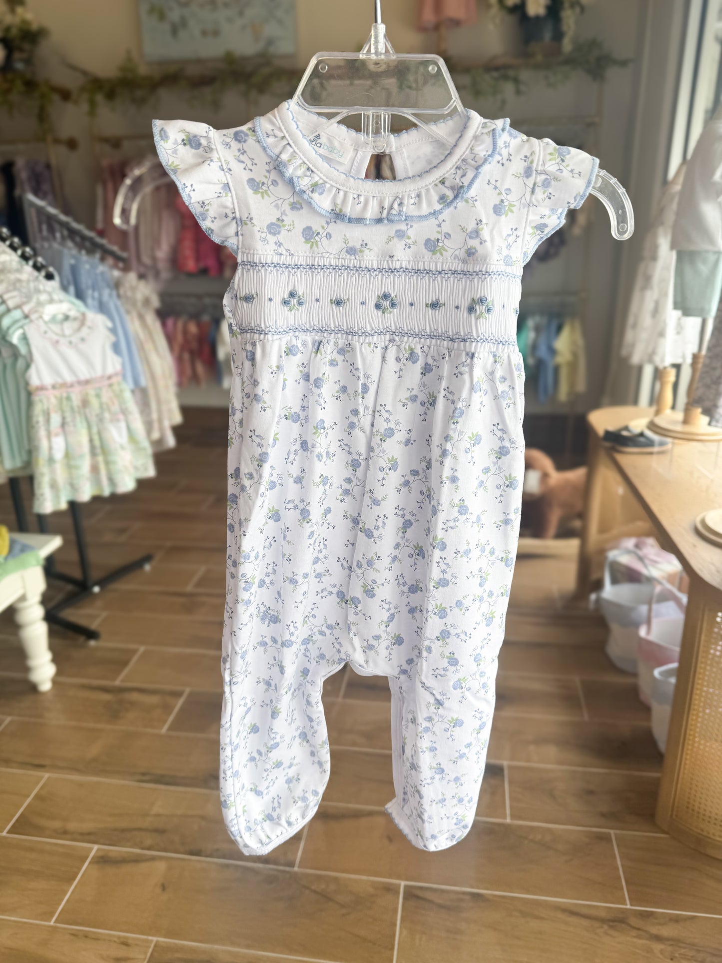 Skylar's Classics Smocked Flutters Playsuit