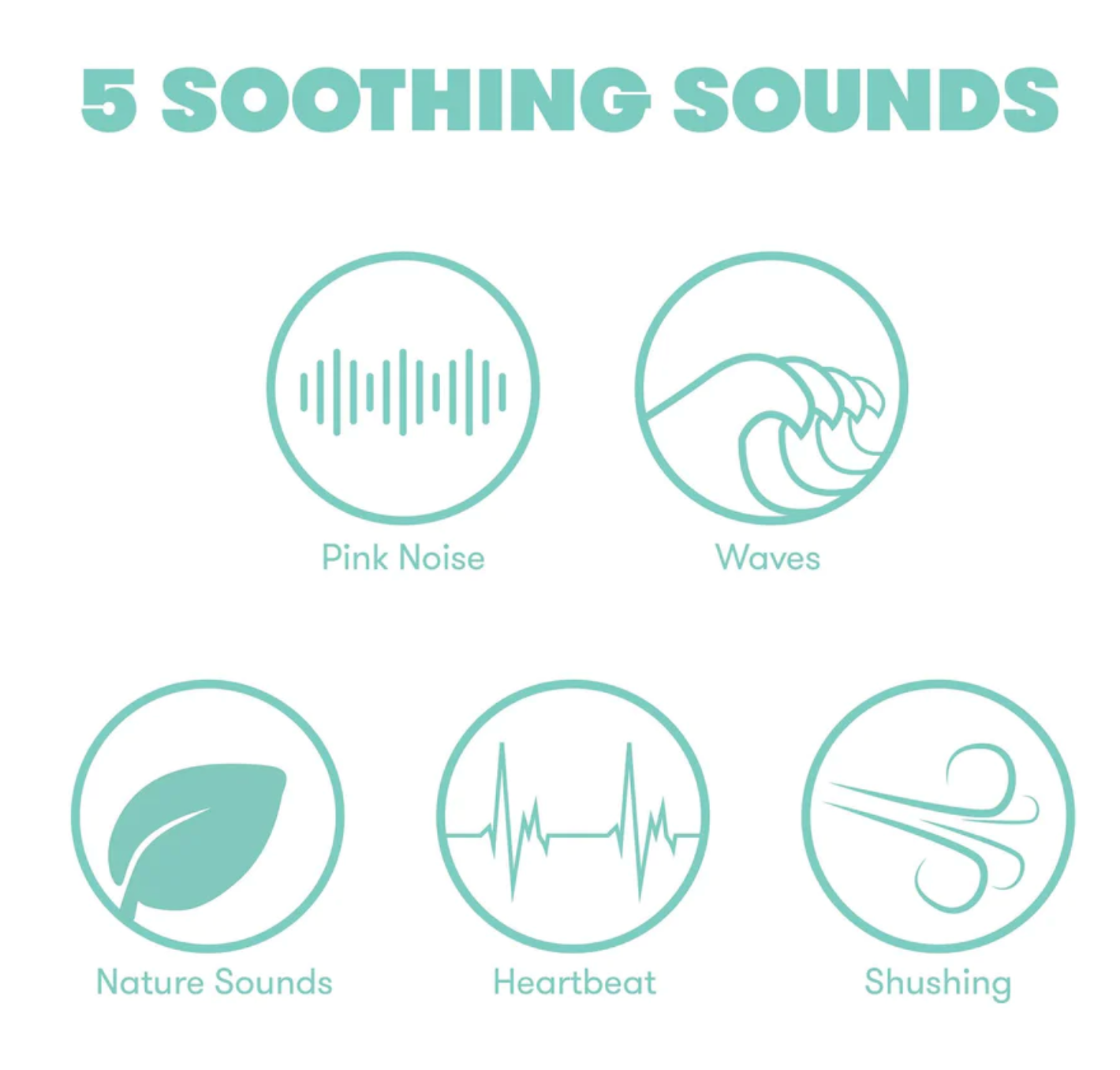 2-in-1 Portable Sound Machine & Nightlight