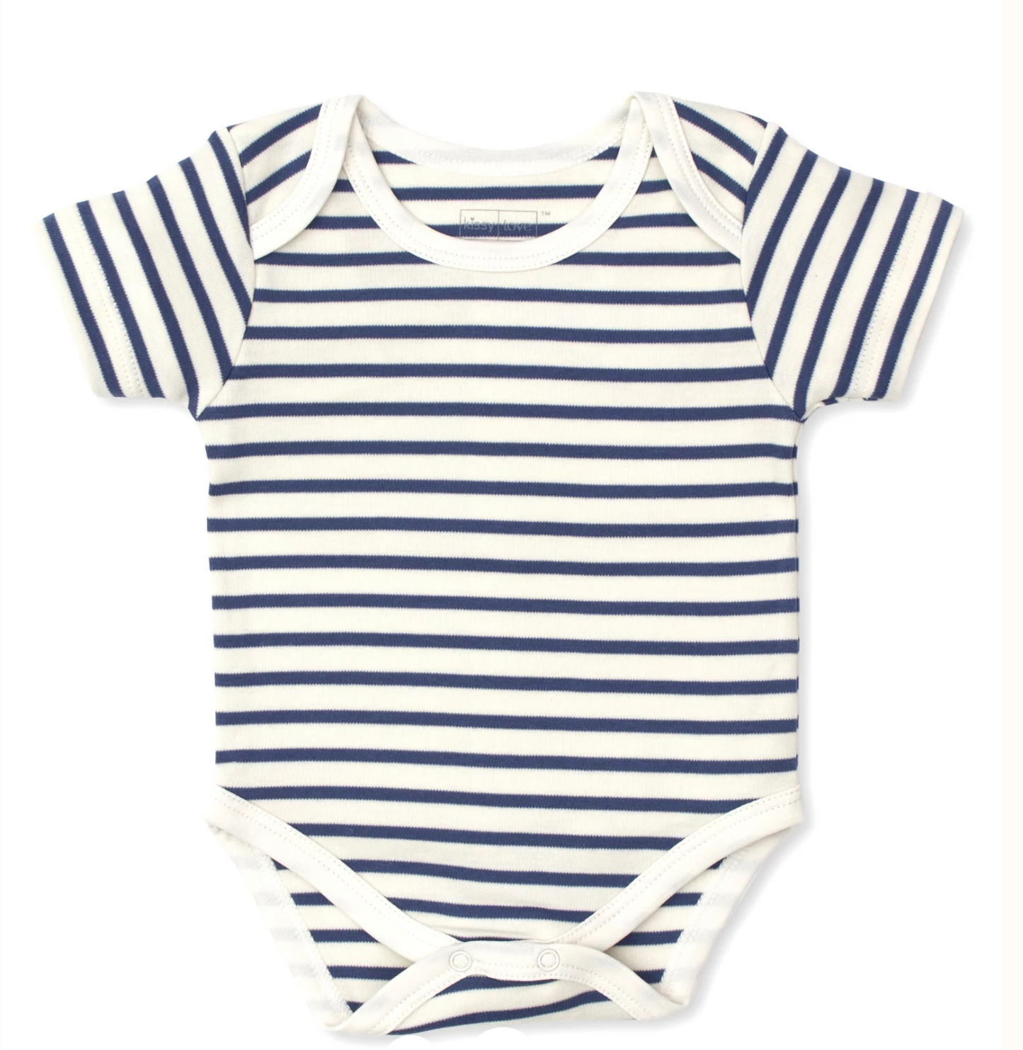 Kissy Kissy Stripe Bodysuit - Navy or Lilac