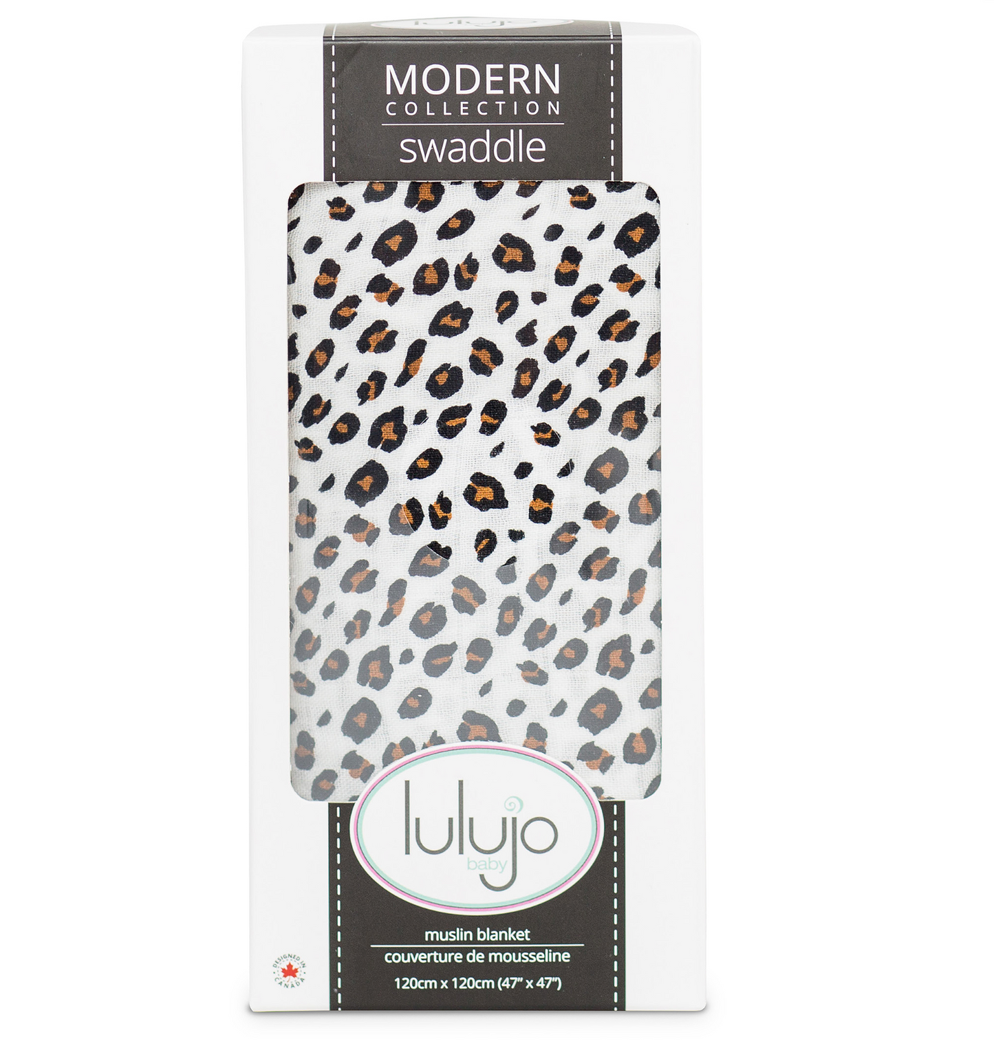 Bamboo Swaddle – Leopard – 47×47″