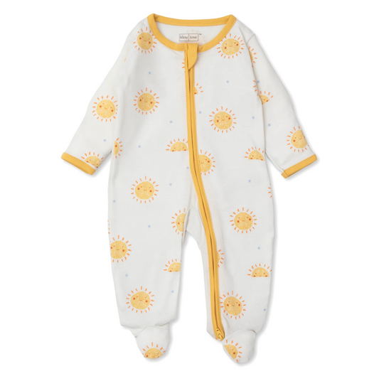 Kissy Kissy Sunny Day Footie with Zipper