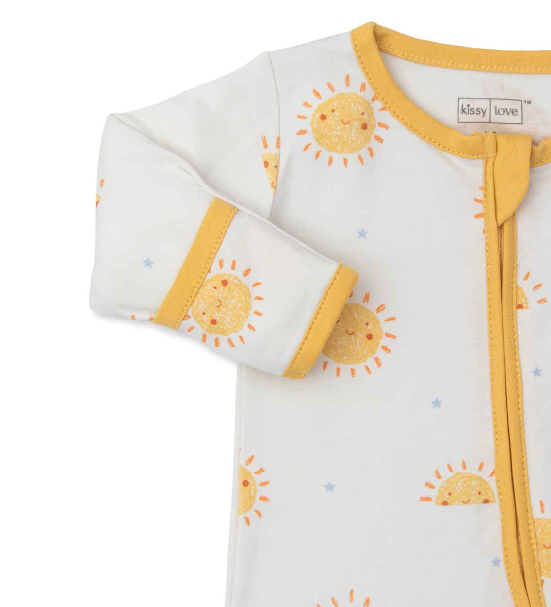 Kissy Kissy Sunny Day Footie with Zipper