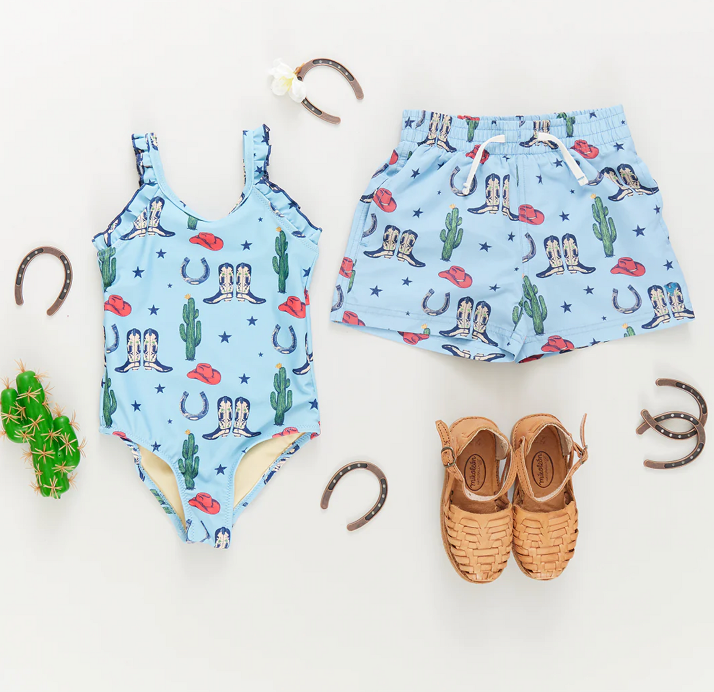 Pink Chicken Girls Tiny Rodeo Swimsuit