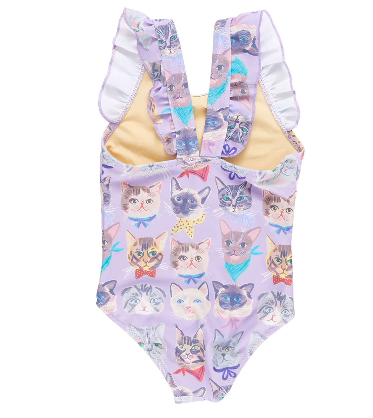 Pink Chicken Lavender Cool Cats Swimsuit