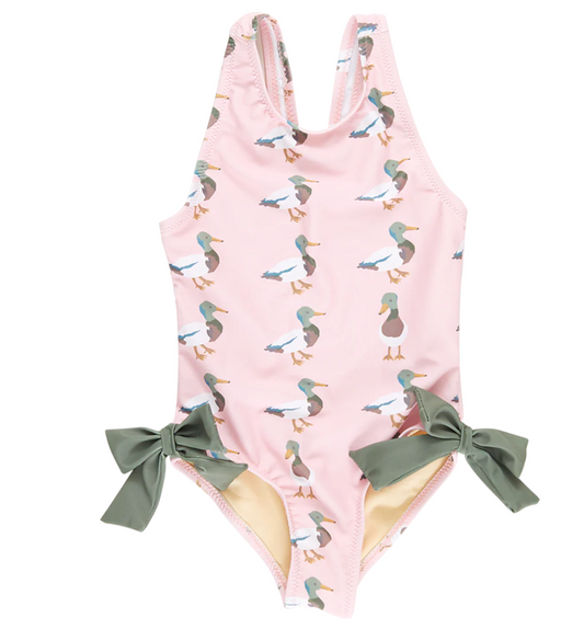 Pink Mallard Friends Swimsuit