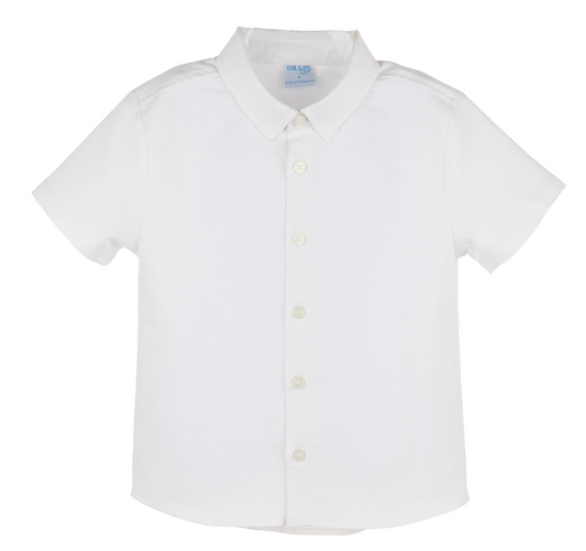 Linen Sandstone Big Boy Shirt and Short Set