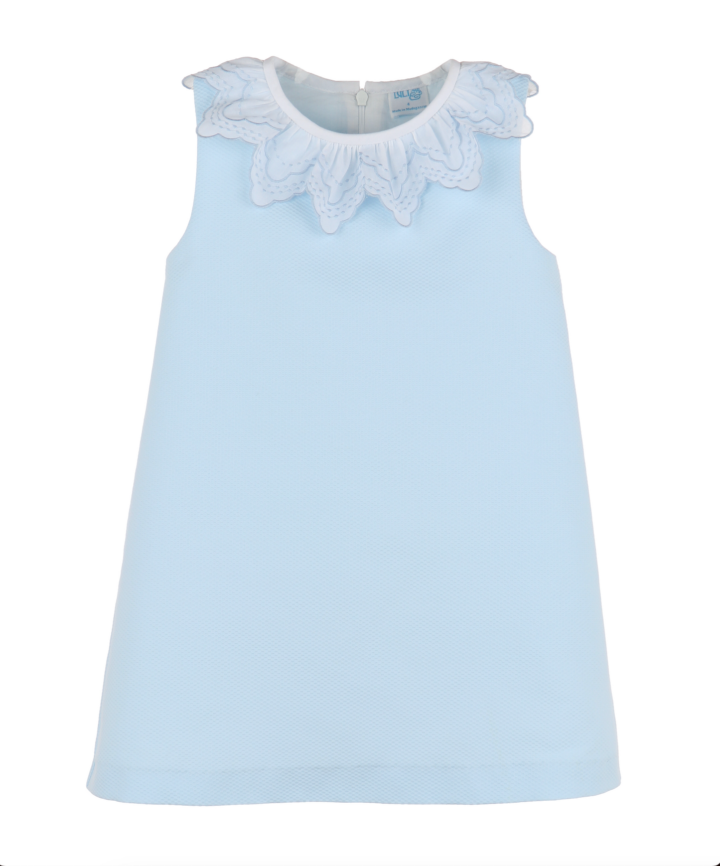 Chic Sleeveless Dress - Blue