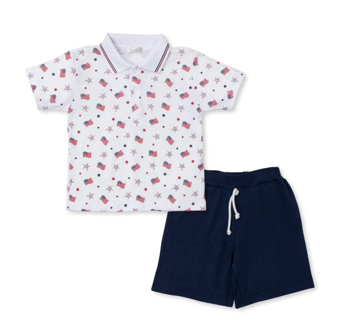Kissy Kissy Star Spangled Spirit Bermuda Set