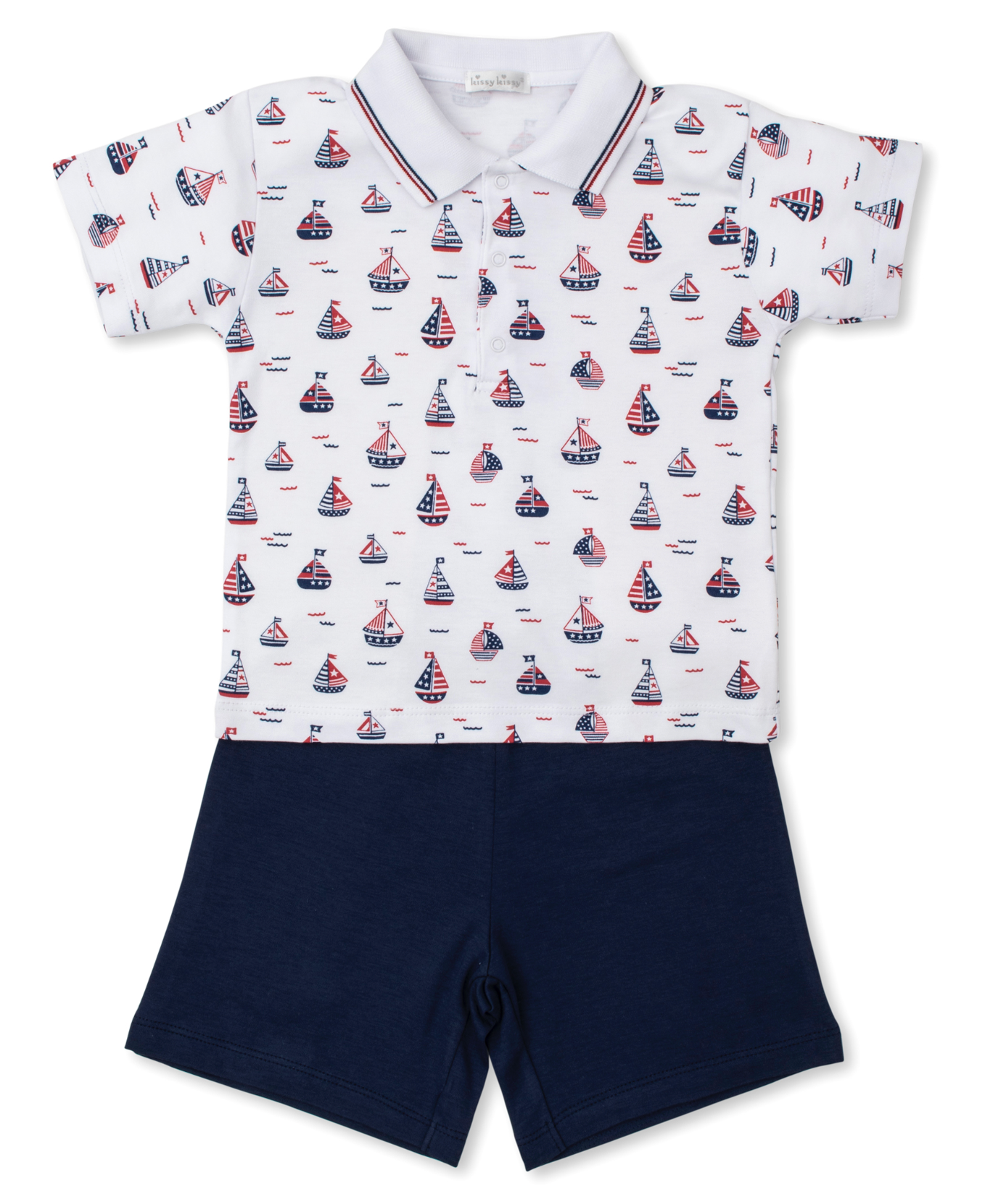 Kissy Kissy Summer Regatta Toddler Bermuda Set