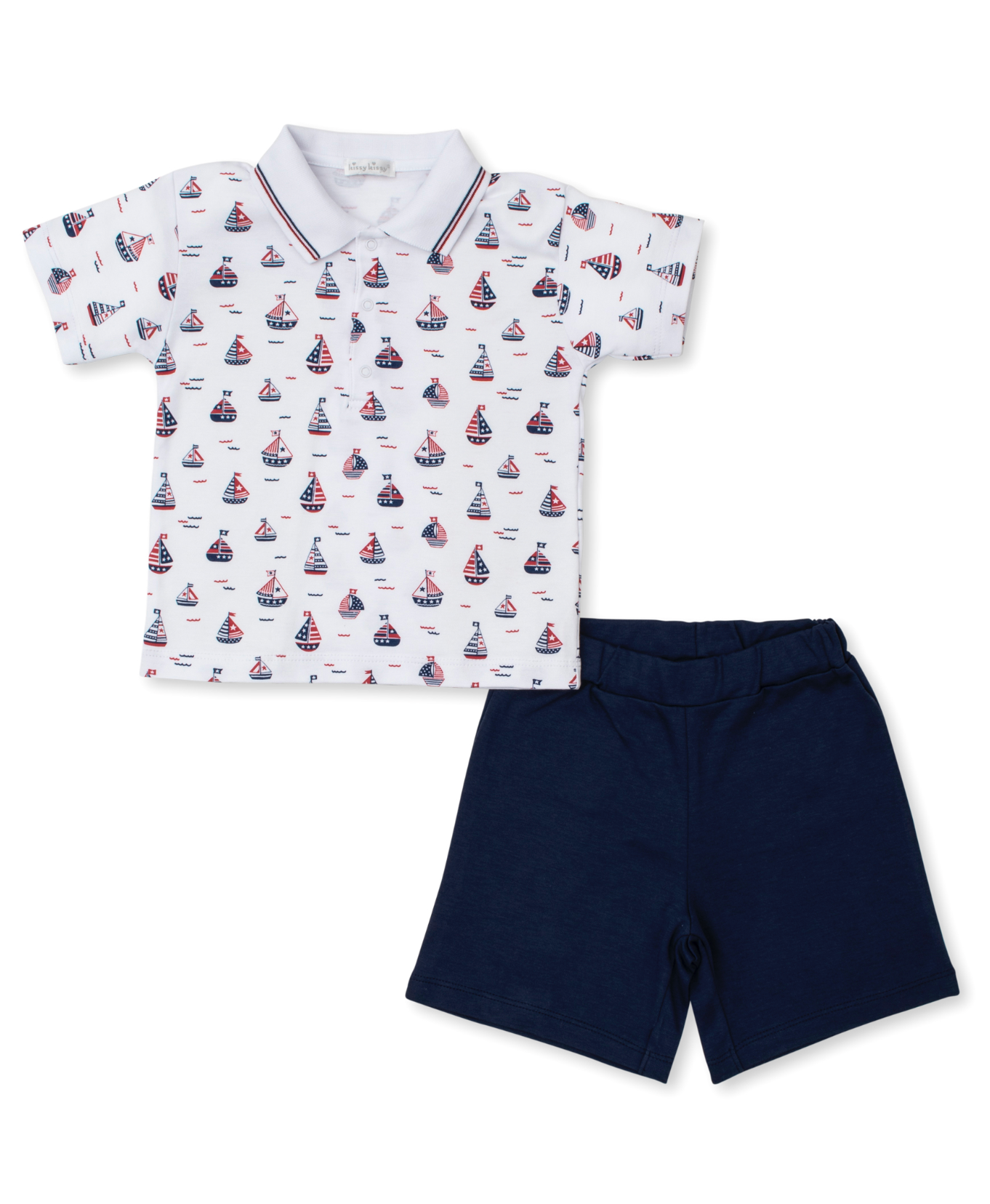 Kissy Kissy Summer Regatta Toddler Bermuda Set