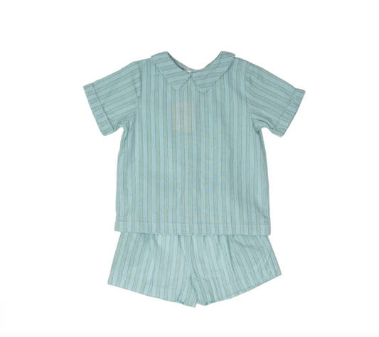 Cade Stripe Short Set