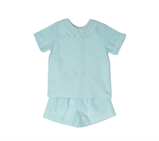 Eli Aqua Short Set