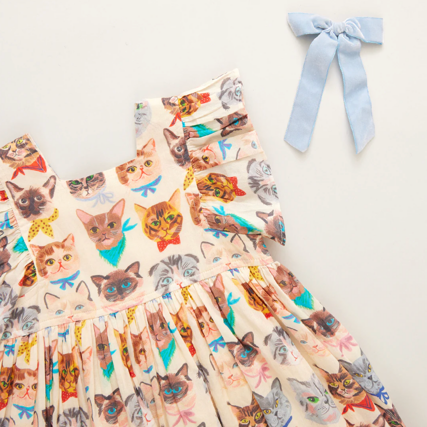 Pink Chicken Cool Cats Elsie Dress Set