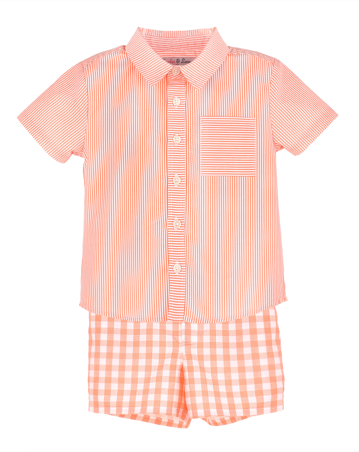 New Classic's Boy Short Set - Orange