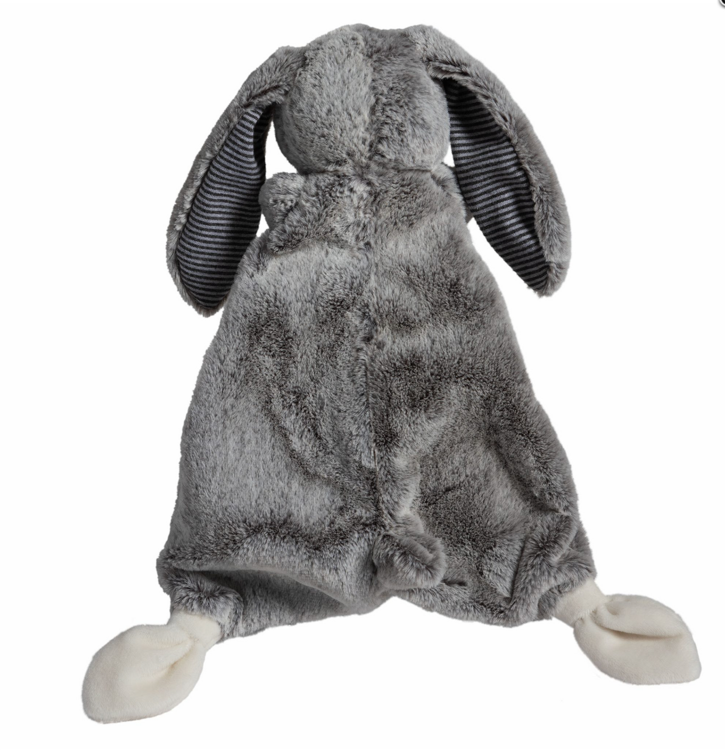 Silk Bunny Lovey - Grey