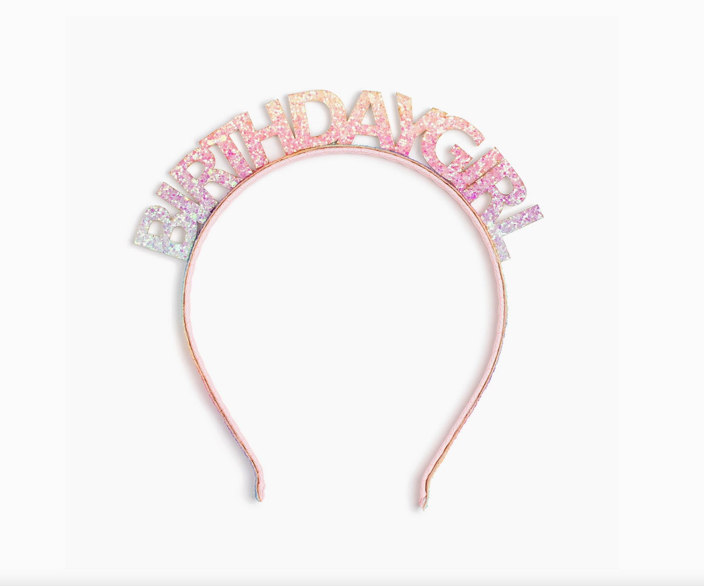Rainbow Birthday Girl Headband