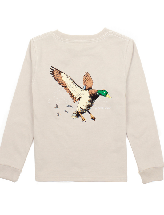 Properly Tied Boys Mallard Flight Long Sleeve
