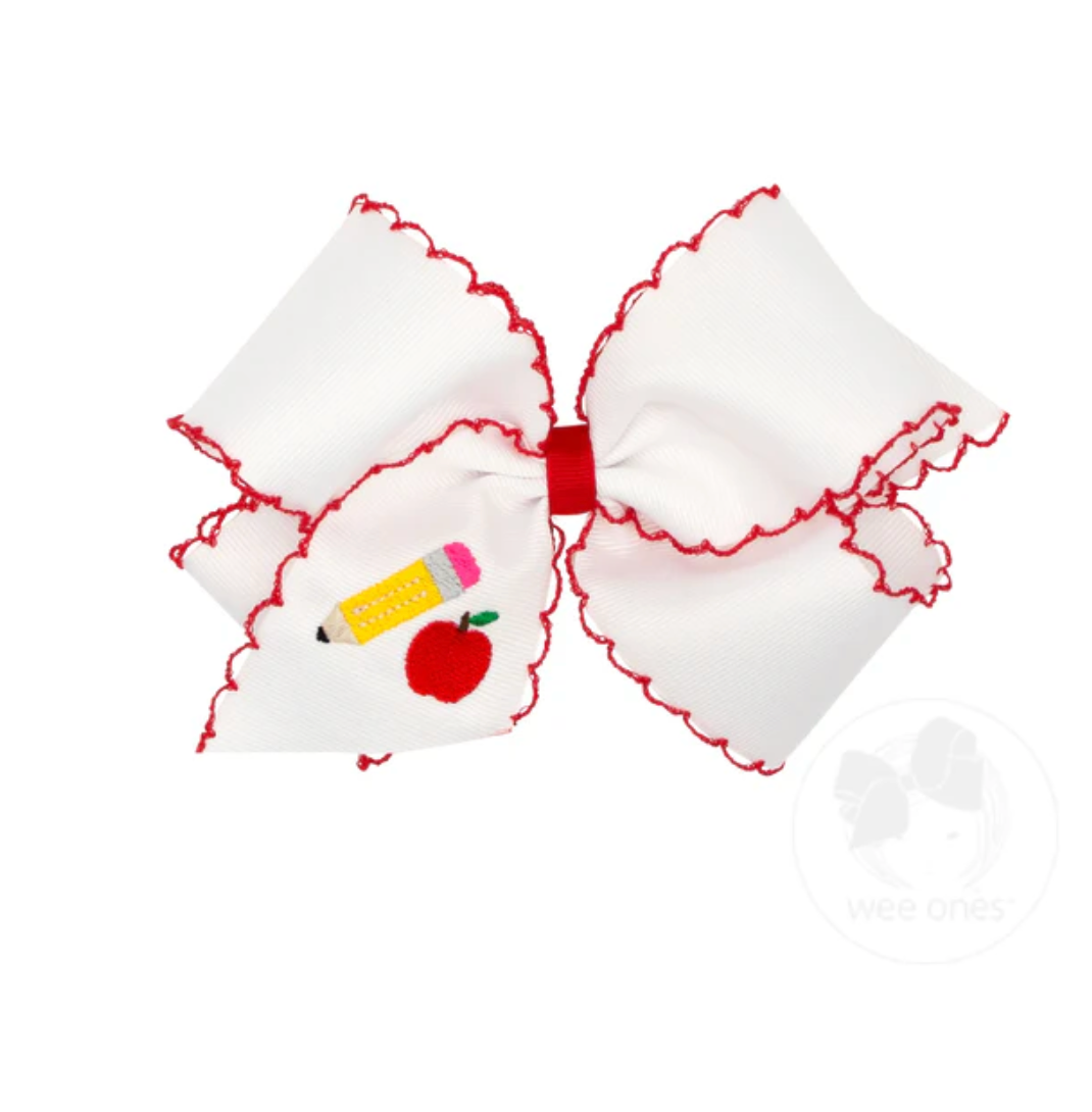Pencil King Bow with Moonstitch