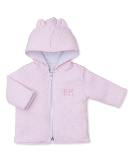 Kissy Kissy Pink Jacquard Padded Jacket