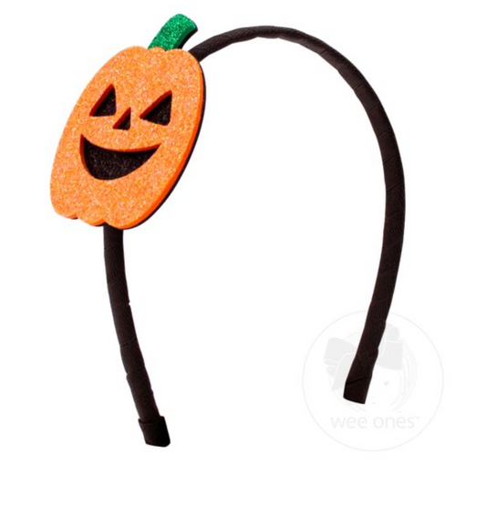 Glitter Foam Jack-O-Lantern Headband