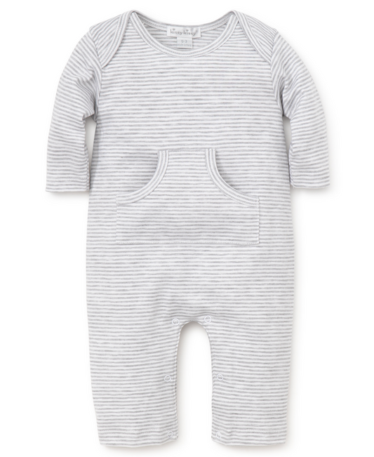 Kissy Kissy Grey Stripe Playsuit