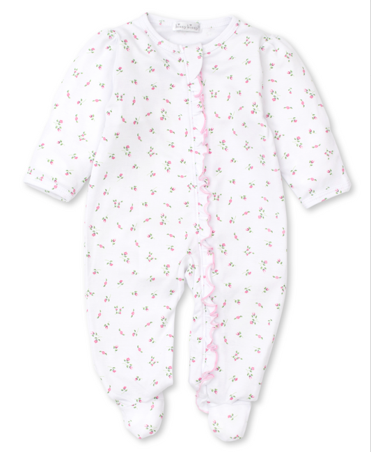 Kissy Kissy Garden Rose Ruffle Footie