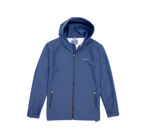 Properly Tied Canopy Rain Jacket - Storm Blue