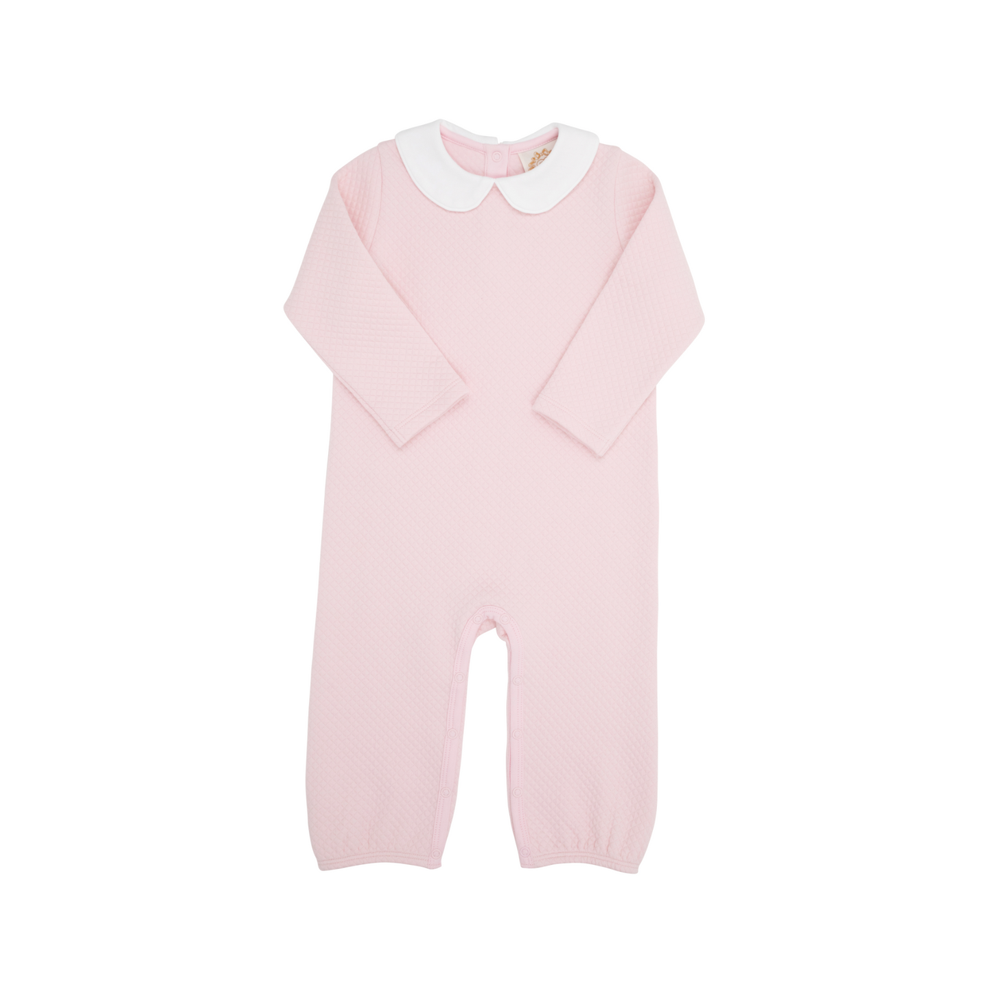 Pink Poppy Dell Playsuit - Quilted Palm Beach Pink