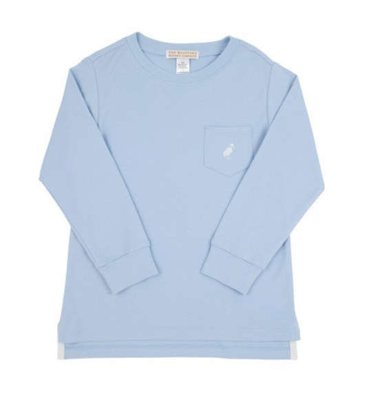 Long Sleeve Carter Crewneck - Beale Street Blue