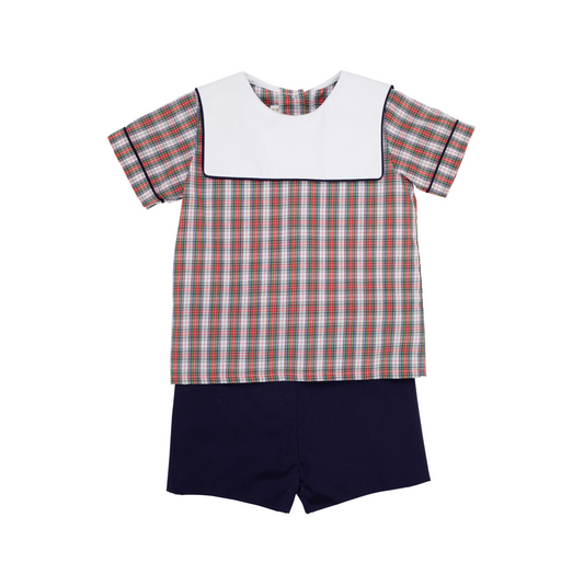 Plaid Short Set