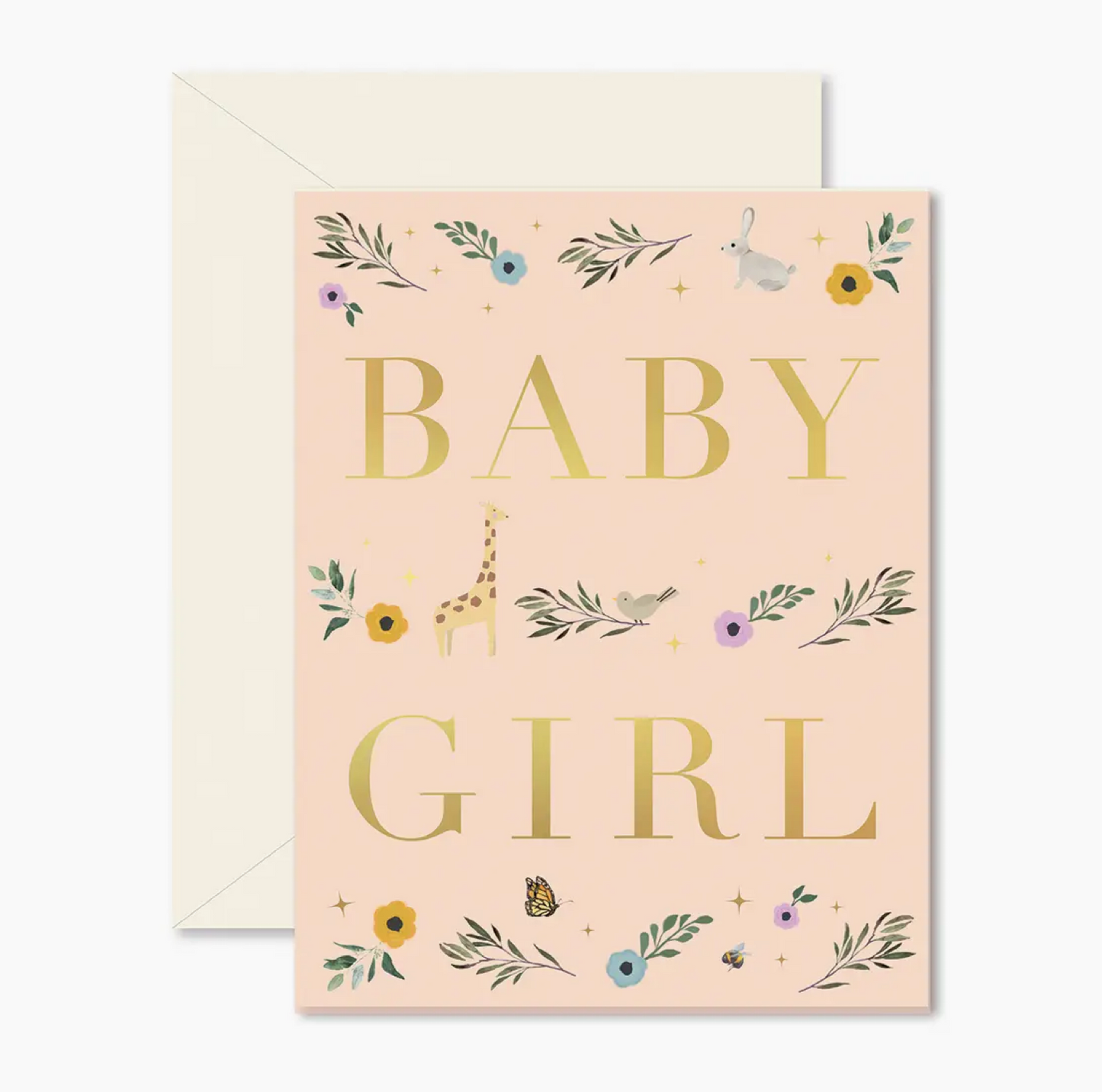 Baby Girl Storybook Greeting Card