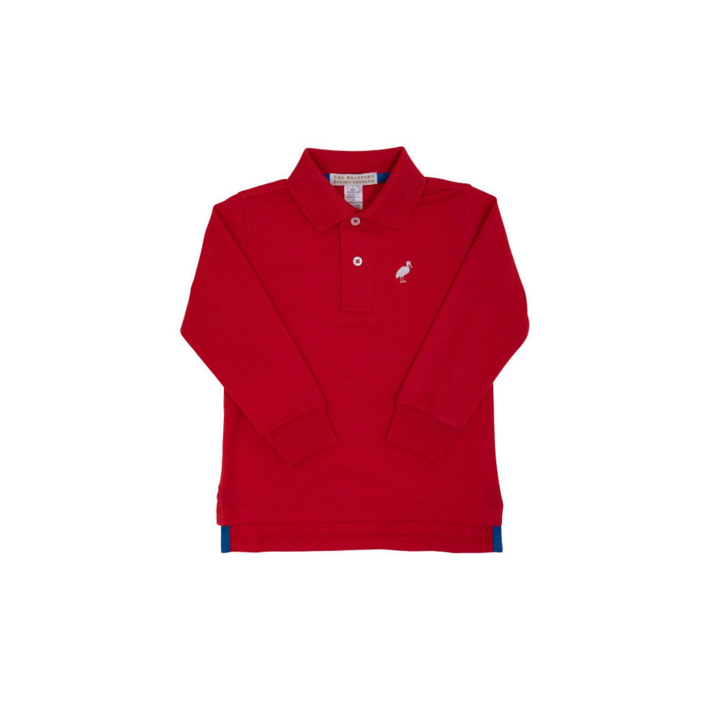 Long Sleeve Prim & Proper Polo & Onesie - Richmond Red