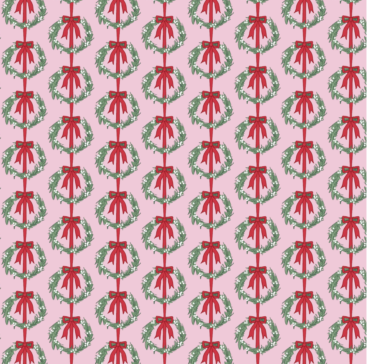 Lila and Hayes Lillian Pink Wreath Dress