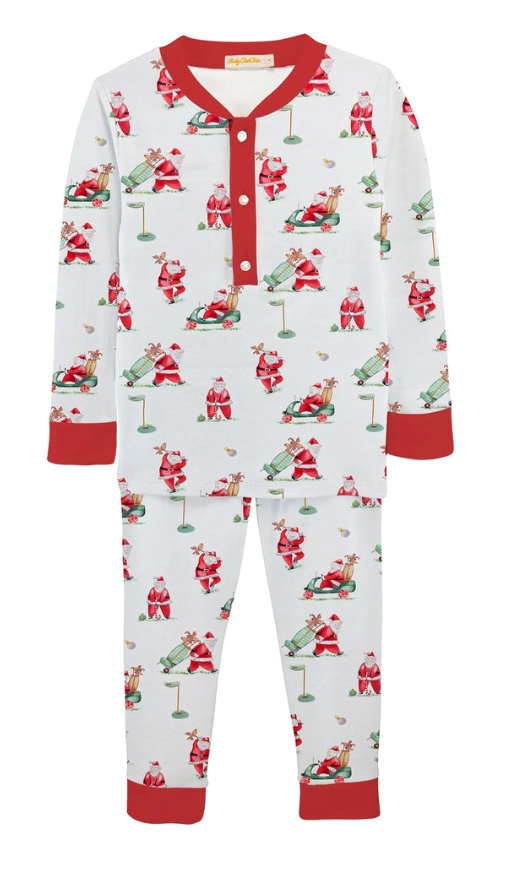 Baby Club Chic Two-Piece Christmas Pajamas - Main Image