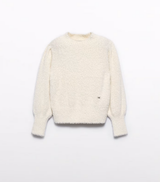 Cream Fuzzy Sweater