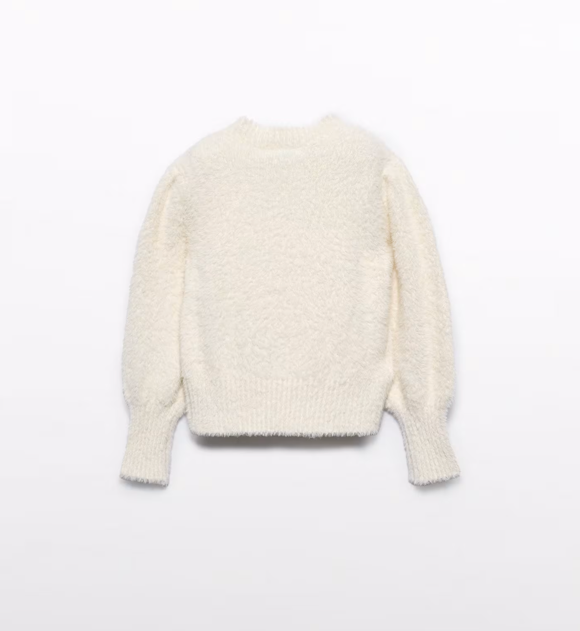 Cream Fuzzy Sweater