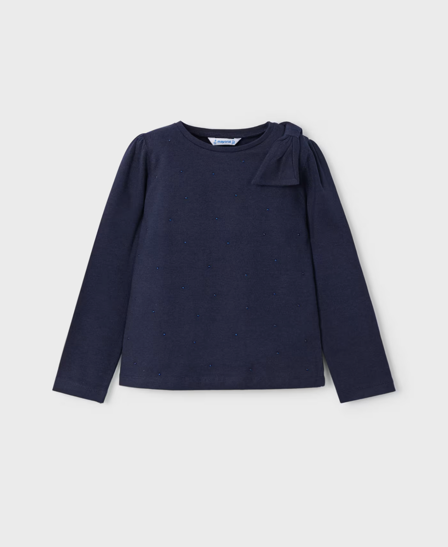 Bow Long Sleeve Shirt - Multiple Color Options