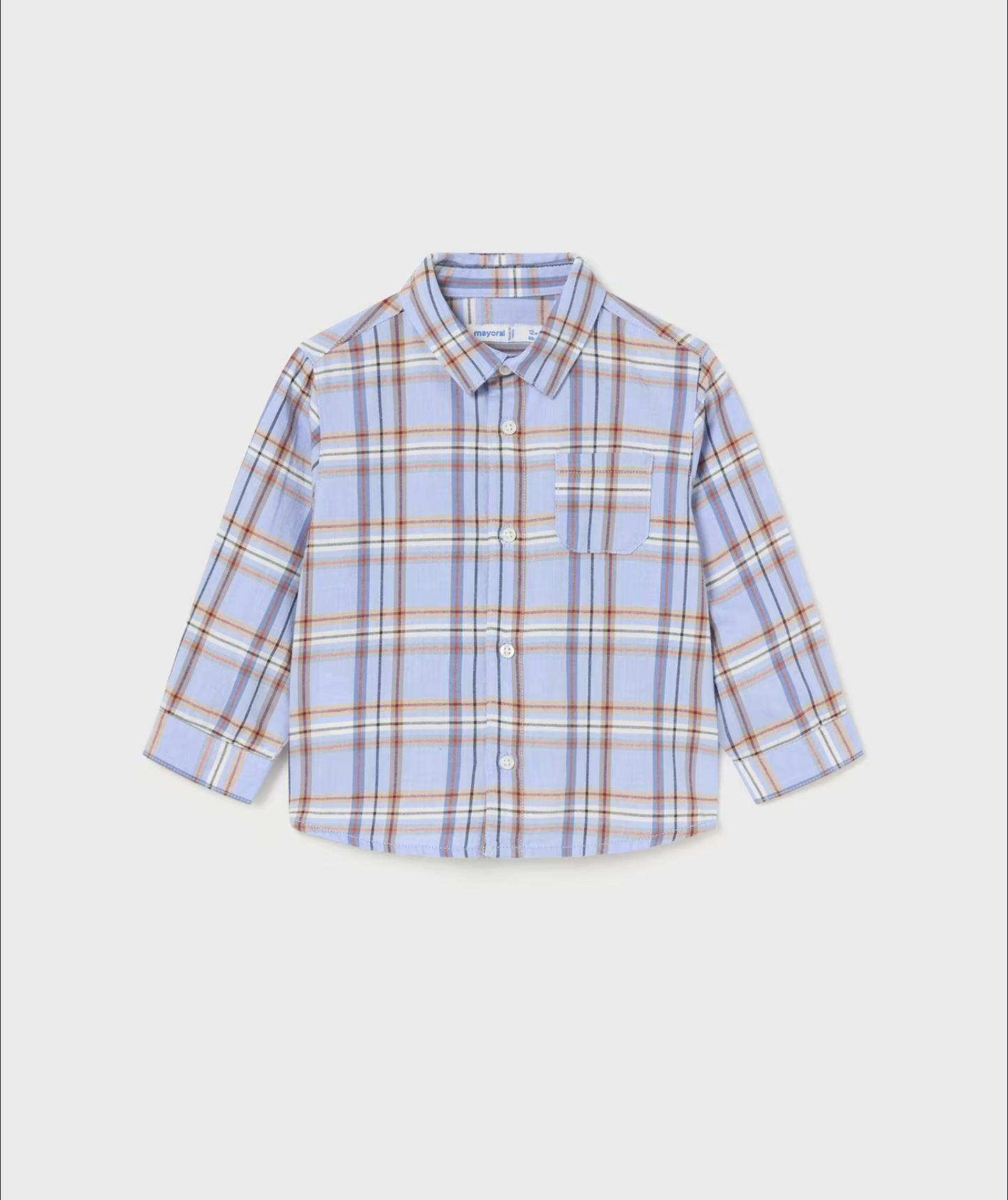 Mayoral Baby Boy Check Shirt - Multiple Color Options