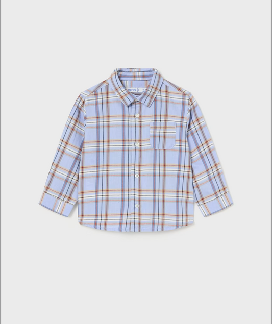 Mayoral Baby Boy Check Shirt - Multiple Color Options