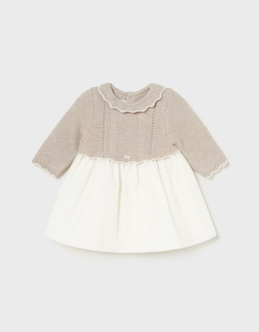 Mayoral Baby Girl Walnut Organza Dress