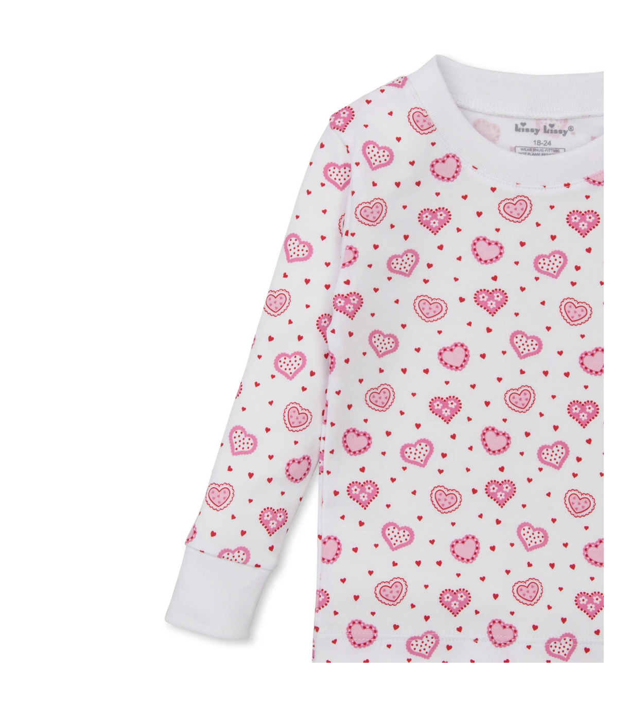 Kissy Kissy Heartfelt Hearts Pajama Set