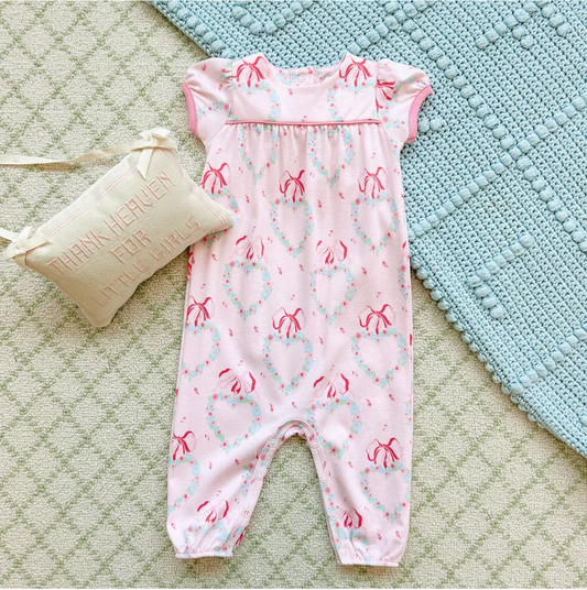 Penny's Playsuit - Fancy Like Floral with Hamptons Hot Pink
